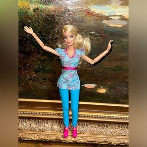 Barbie Career Series 12 Inch Doll - NURSE 2009 Sold As Pictured Articulated